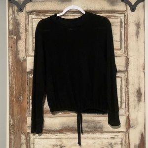 Black, light weight sweater